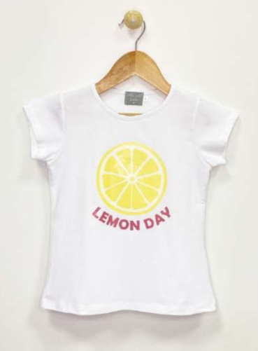Camiseta Mon Petit Bonbon 22vm013 Limon